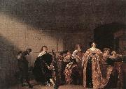 PALAMEDESZ, Antonie Party Scene with Music oil painting reproduction